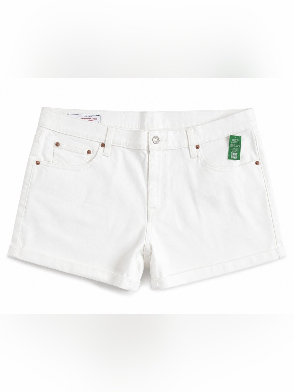 GAP Women's Bright White Jean Shorts Sz 20